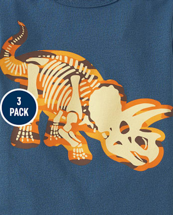 Baby And Toddler Boys Animal Graphic Tee 3-Pack