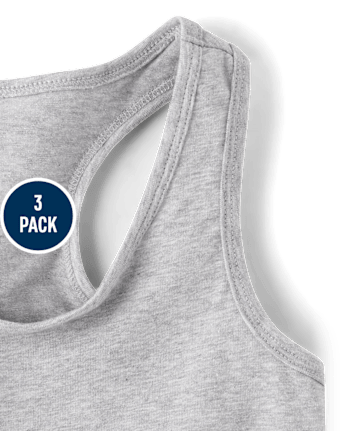 Girls Racerback Bralette 3-Pack