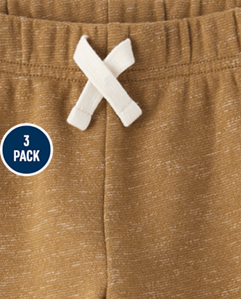 Baby And Toddler Fleece Jogger Pants 3-Pack