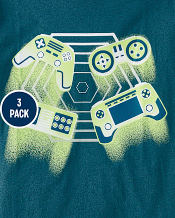 Boys Gamer Graphic Tee 3-Pack