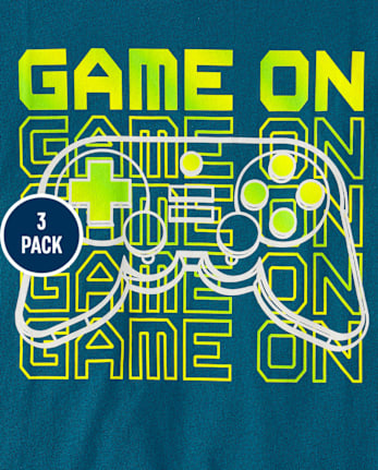 Boys Gamer Graphic Tee 3-Pack