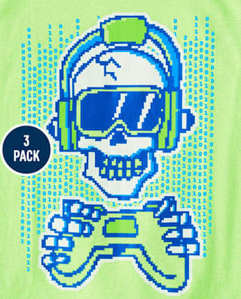 Boys Gamer Graphic Tee 3-Pack