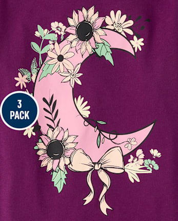 Girls Dreamer Graphic Tee 3-Pack