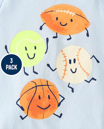 Baby And Toddler Boys Sports Tank Top 3-Pack