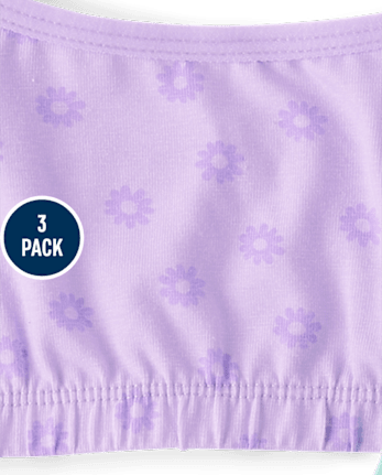 Girls Butterfly Bralette 3-Pack