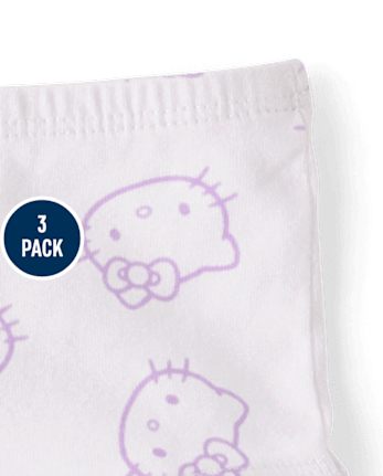 Girls Hello Kitty® Hipster Underwear 3-Pack