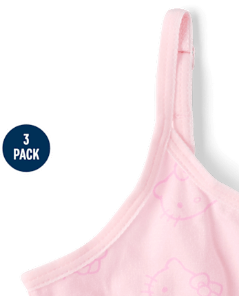 Girls Hello KittyÂ® Bralette 3-Pack