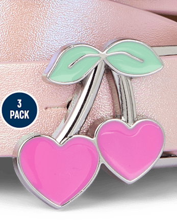 Girls Cherry Belt 3-Pack