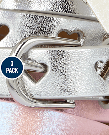 Girls Cherry Belt 3-Pack