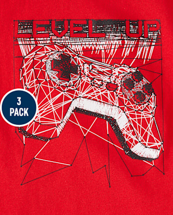 Boys Gamer Graphic Tee 3-Pack