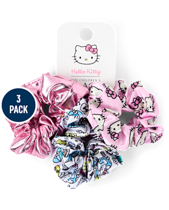 Girls Hello Kitty™ Scrunchie 3-Pack
