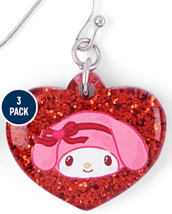 Girls Hello KittyÂ® Earrings 3-Pack