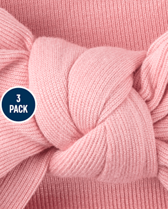 Baby And Toddler Girl Bow Headwrap 3-Pack