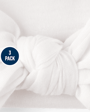 Baby And Toddler Girl Bow Headwrap 3-Pack