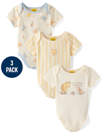 Baby Winnie The Poohâ¢ Bodysuit 3-Pack