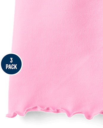 Toddler Girls Palm Tree Lettuce Bike Shorts 3-Pack