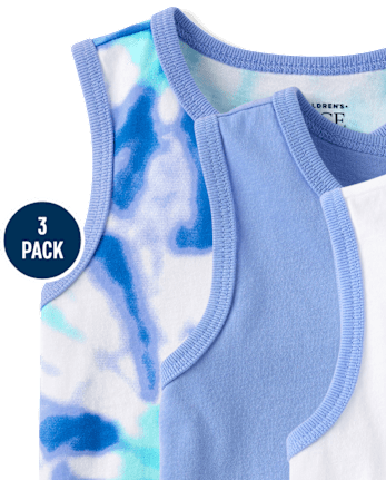 Lot de 3 débardeurs pour bébés et petits garçons