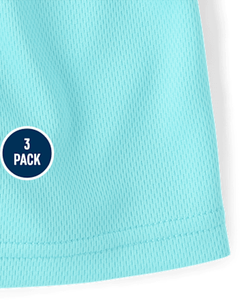 Short de sport en maille doublée à séchage rapide pour bébés et petits garçons (lot de 3)
