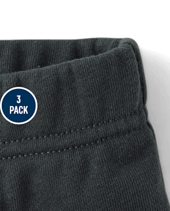 Baby And Toddler Boys French Terry Pull On Shorts 3-Pack