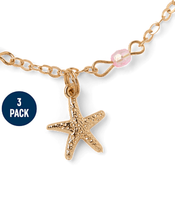 Girls Love Anklet 3-Pack