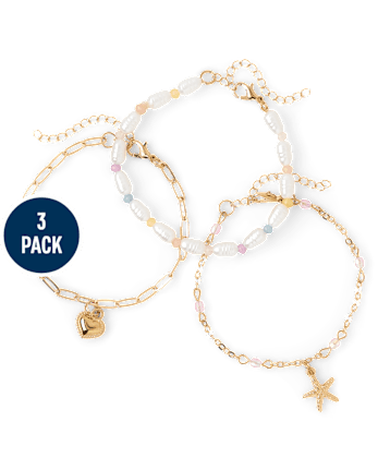 Girls Love Anklet 3-Pack
