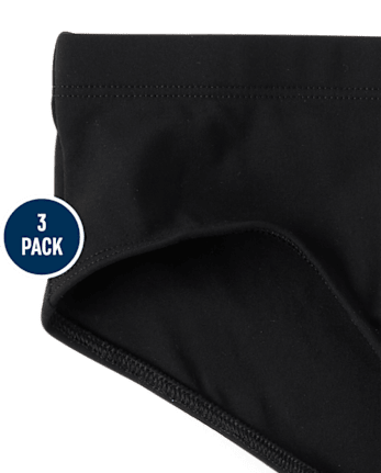 Girls Quick Dry Hipster Underwear 3-Pack