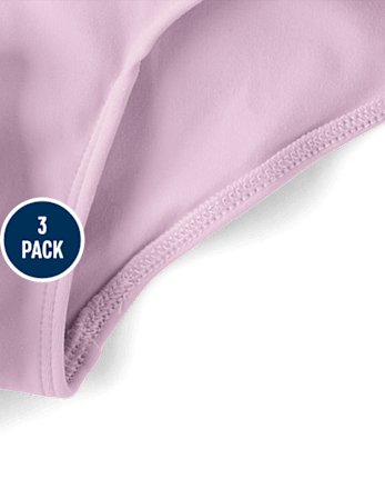 Girls Quick Dry Hipster Underwear 3-Pack