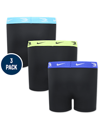 Boys Nike 3BRANDâ¢ by Russell Wilson Dri-FIT Boxer Brief Underwear 3-Pack