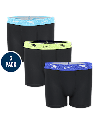 Boys Nike 3BRANDâ¢ by Russell Wilson Dri-FIT Boxer Brief Underwear 3-Pack