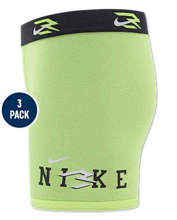 Boys Nike 3BRANDâ¢ by Russell Wilson Print Dri-FIT Boxer Brief Underwear 3-Pack