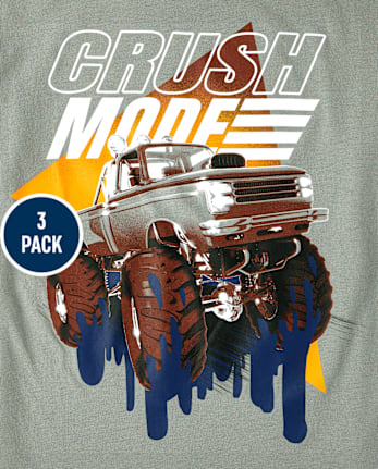 Boys Vehicle Graphic Tee 3-Pack