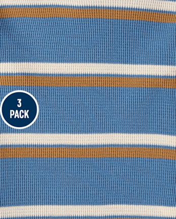 Baby And Toddler Boys Colorblock Top 3-Pack