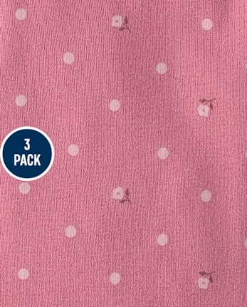 Baby Girls Embroidered Deer Bodysuit 3-Pack