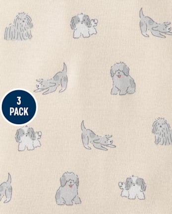 Baby Dog Bodysuit 3-Pack