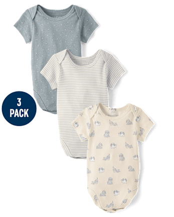 Baby Dog Bodysuit 3-Pack
