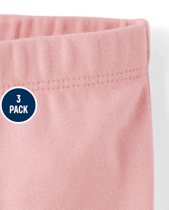 Baby Girls Deer Pants 3-Pack