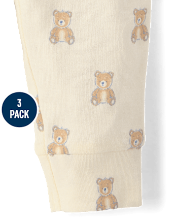 Baby Boys Bear Pants 3-Pack