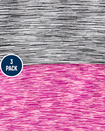 Girls Seamless Racerback Bralette 3-Pack