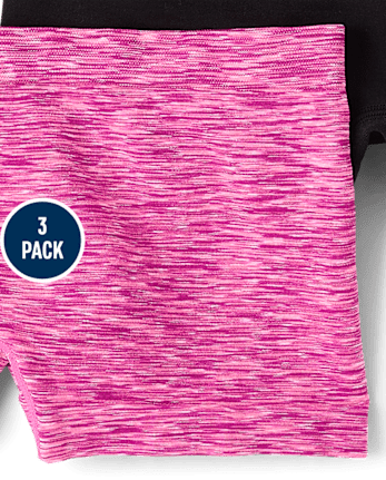 Girls Seamless Girl Short Underwear 3-Pack