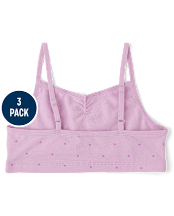 Girls Dot Bralette 3-Pack