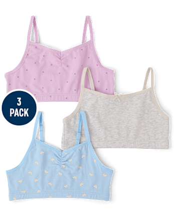 Girls Dot Bralette 3-Pack