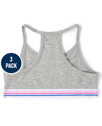 Girls Racerback Bralette 3-Pack