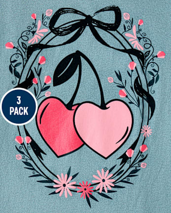 Girls Trend Graphic Tee 3-Pack
