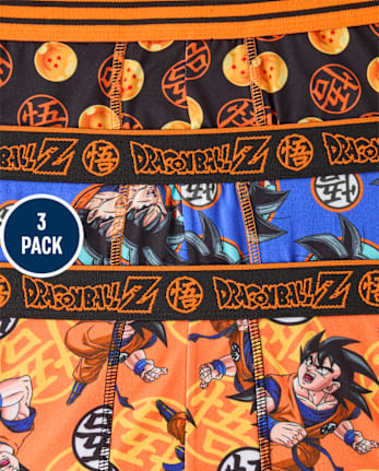 Boys Dragon Ball Zâ¢ Boxer Brief Underwear 3-Pack - MULTI CLR