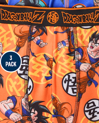 Boys Dragon Ball Zâ¢ Boxer Brief Underwear 3-Pack - MULTI CLR