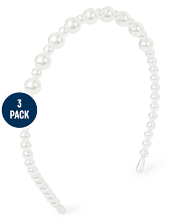 Girls Heart Headband 3-Pack - MULTI CLR