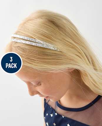 Girls Heart Headband 3-Pack - MULTI CLR