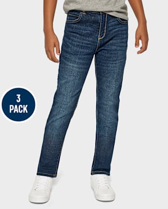 Boys Skinny Jeans 3-Pack