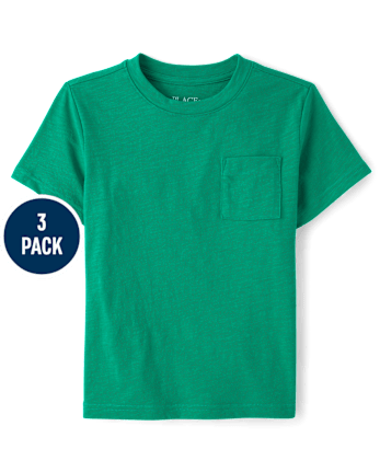Boys Pocket Tee 3-Pack