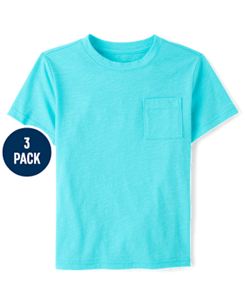 Boys Pocket Tee 3-Pack